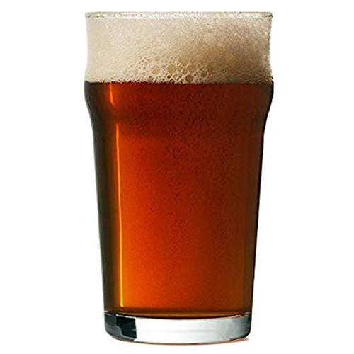 full beer glass